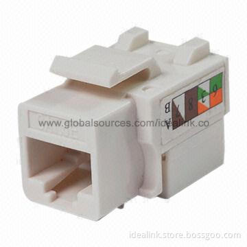 Cat5e UTP Keystone Jack for RJ45 Connectors